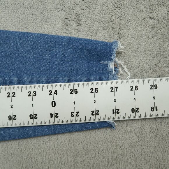 American Eagle Jeans Women's Size 4R Blue High-Rise Jegging Denim 27" Inseam - Picture 5 of 16